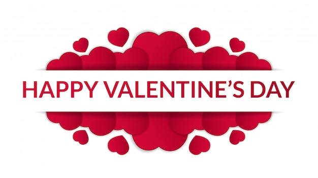 Vector happy valentine's day romance love