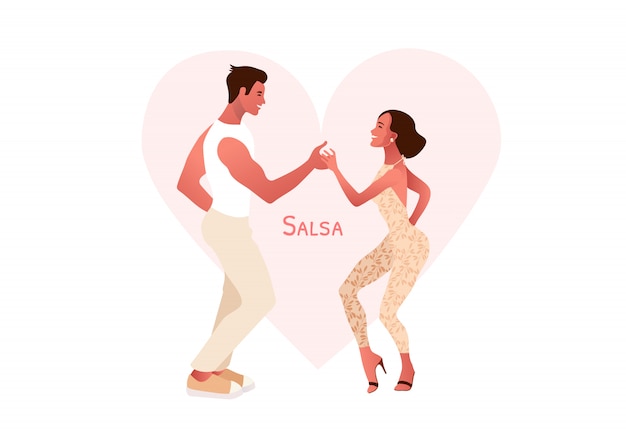 Happy valentine's day. salsa party.