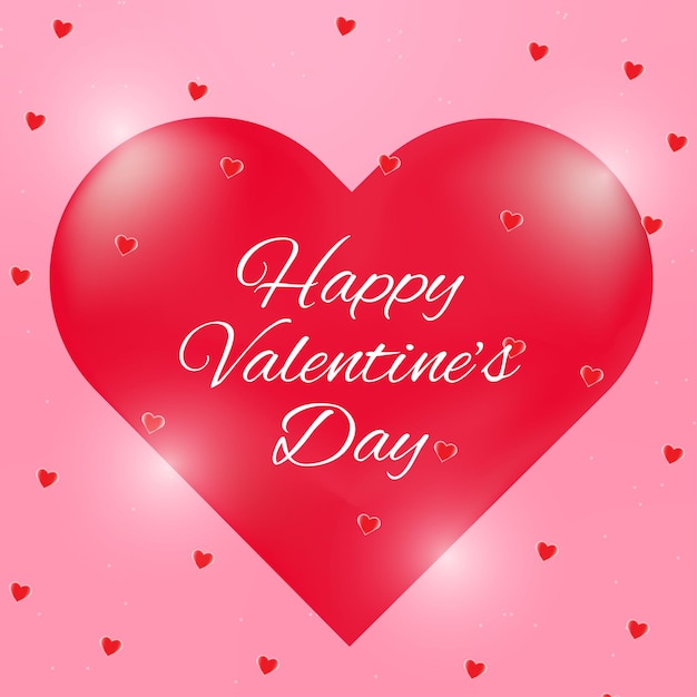 Happy valentine's day social media instagram design