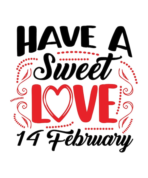 Happy Valentine's Day SVG Design