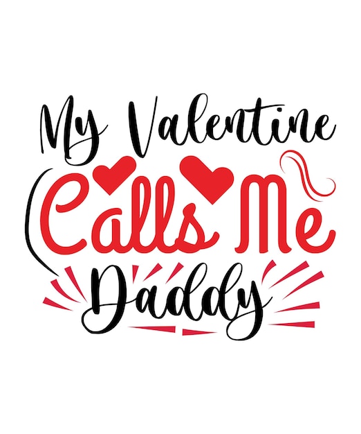 Happy Valentine's Day SVG Design