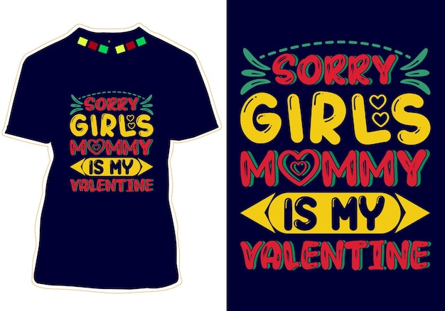 Happy Valentine's day t-shirt design