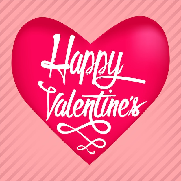 Vector happy valentine