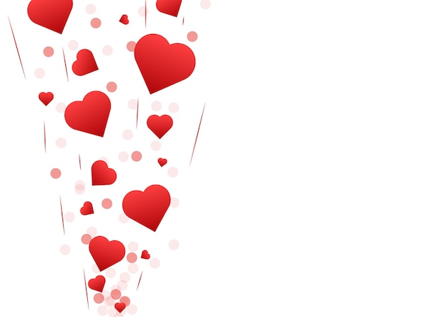 happy valentines in 3d style heart love vector background text box happy valentines in abstract