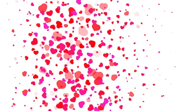 Buon san valentino sfondo. cuori astratti per san valentino background design. illustrazione vettoriale.