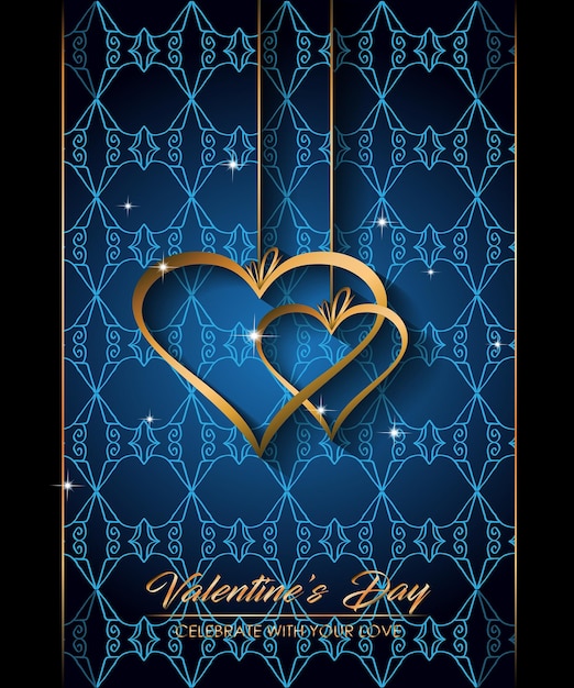 Vector happy valentines day background for your seasonal greetings