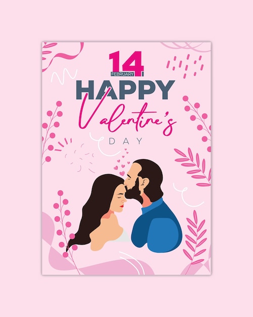 Buon san valentino banner con regalo quest'ultimo amore e altro