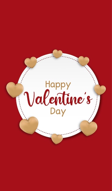 happy valentines day card