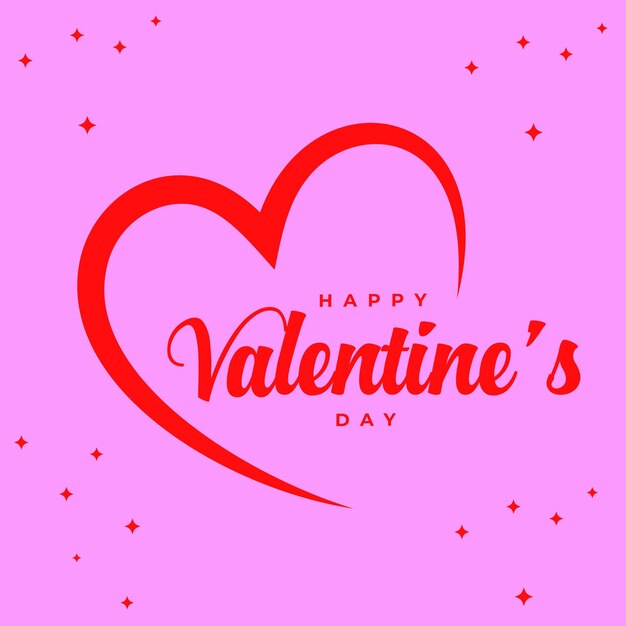 Vector happy valentines day celebration design