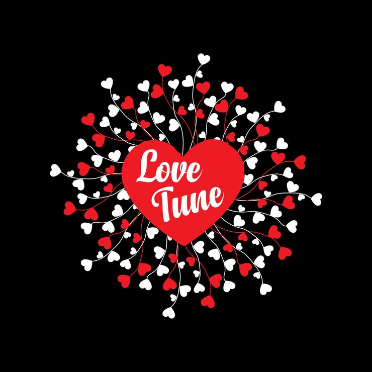 Vector happy valentines day creative typography design vector