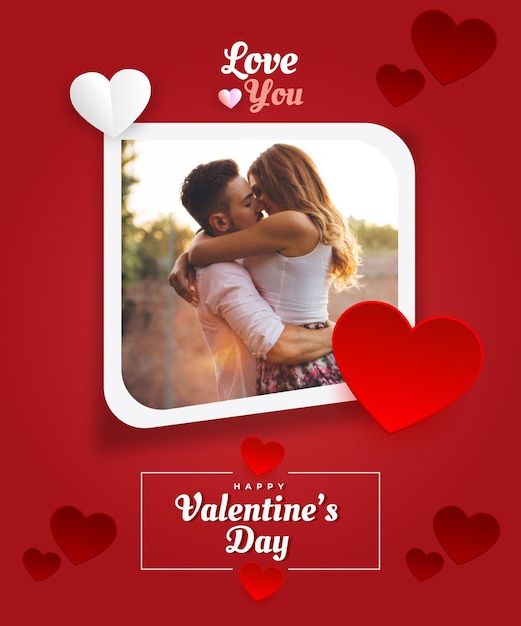 happy valentines day design 2024