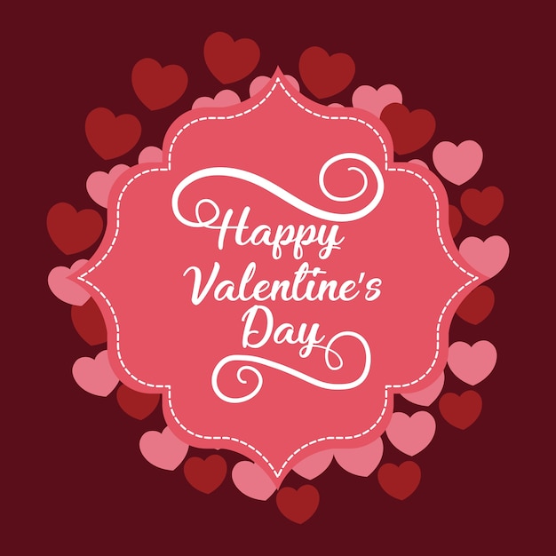 happy valentines day design