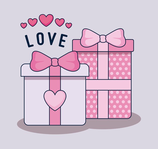 Happy valentines day gifts boxes