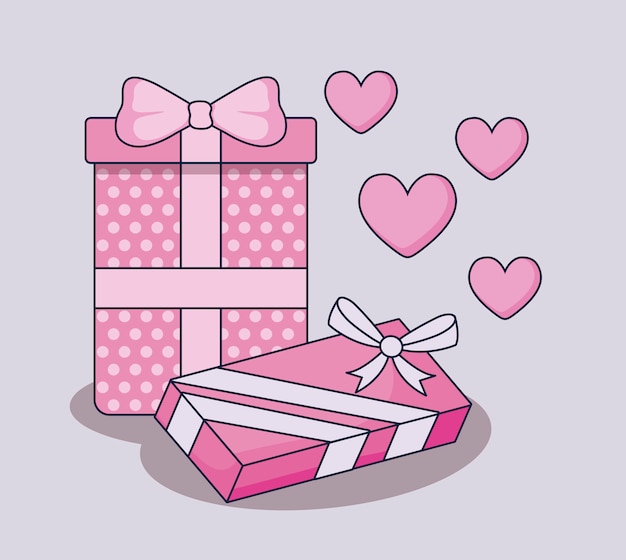 Happy valentines day gifts boxes