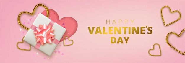 Felice giorno di san valentino biglietto di auguri