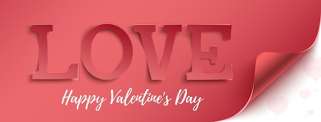 Vector happy valentines day greeting card