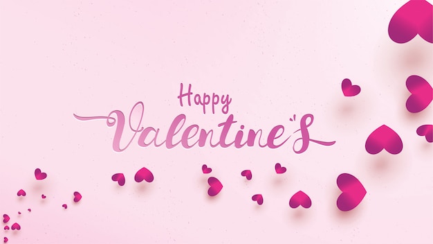 happy valentines day greeting card 