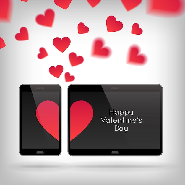 Happy Valentines Day greeting card