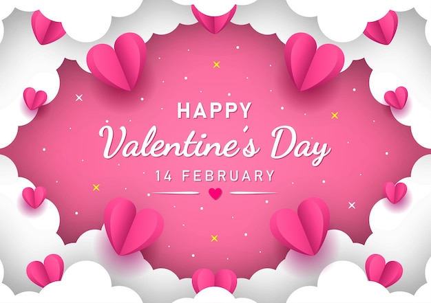 Cartolina d'auguri di buon san valentino