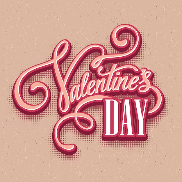 Vector happy valentines day greeting card