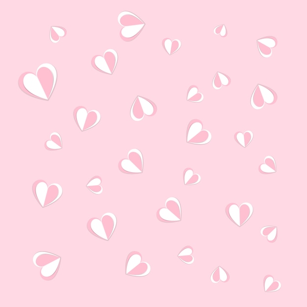 Vector happy valentines day greetings card design background