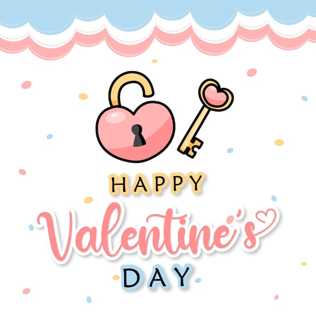 Vector happy valentines day illustration vector