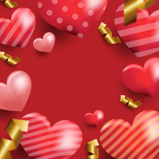 Vector happy valentines day illustration