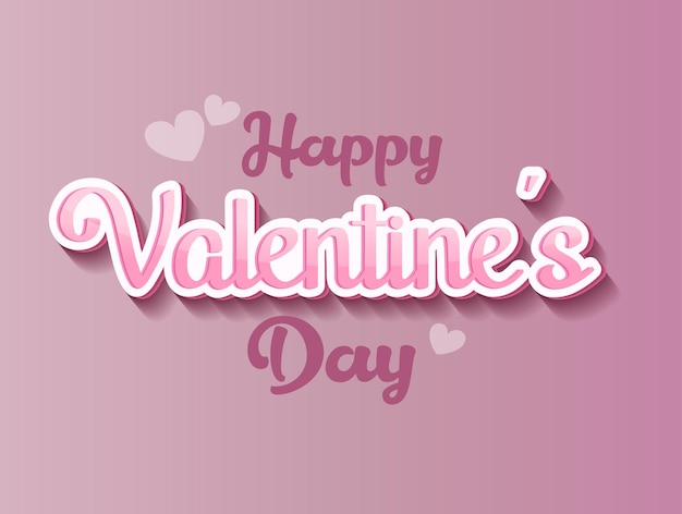 Vector happy valentines day lettering free vector