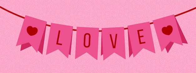 Vettore buon san valentino banner d'amore testo disegnato a mano per biglietto di auguri di san valentino design tipografico per poster di banner di carte di stampa