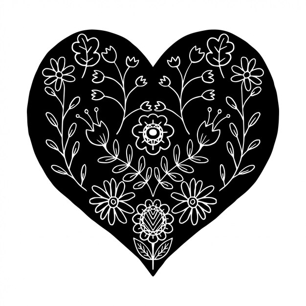 Happy Valentines Day met hart vorm ontwerp Vector