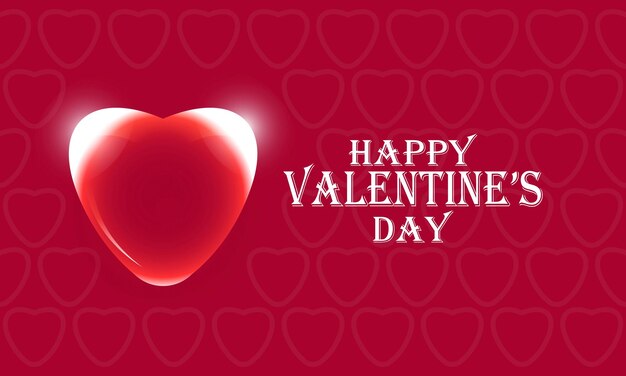 Happy Valentines day modern background with hearts Vector illustration for your design