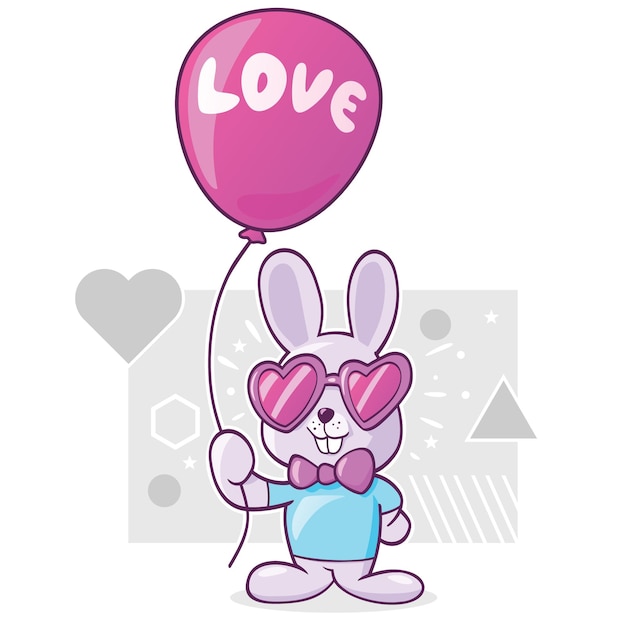 Vector happy valentines day purple greating card