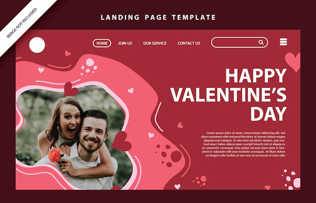 Vector happy valentines day social media poster banner flyer pattern event abstract layout illustration