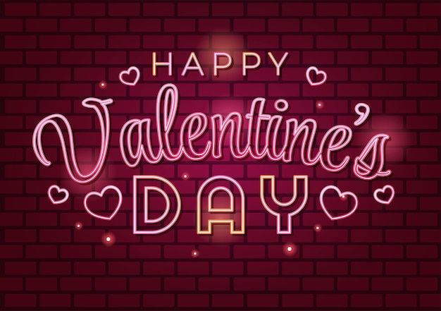 幸せなバレンタインデー テンプレート手描き愛グリーティング カードの 2 月 17 日に漫画イラスト