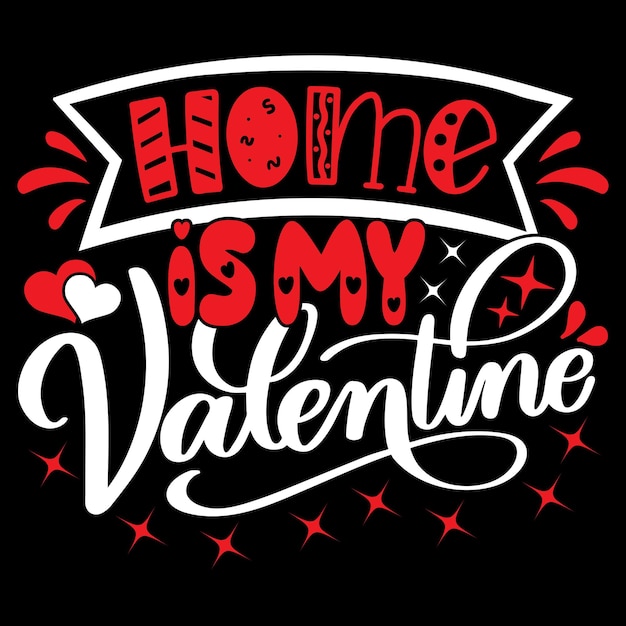 Вектор Счастливого дня святого валентина футболка и svg дизайн valentine svg дизайн векторный файл eps