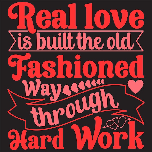 Felice giorno di san valentino tipografia lettering romantico lettering di amore tshirt