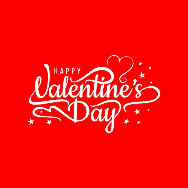 Happy Valentines Day Typography Quotes Lettering Sign Vector Romantic Lettering of Love Promotion