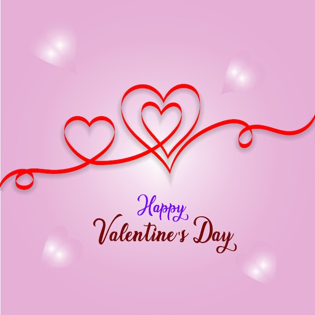 Happy Valentines Day valentines day concept for greeting card celebration