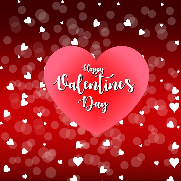 Happy Valentines Day valentines day concept for greeting card celebration