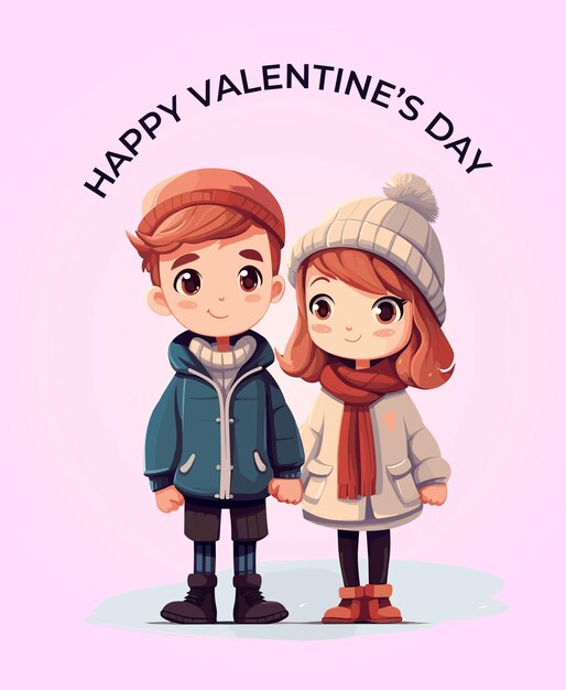 Happy Valentines day vector design