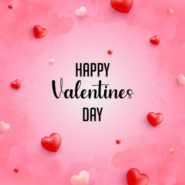 Happy Valentines Day vector illustration It is suitable for card banner or poster