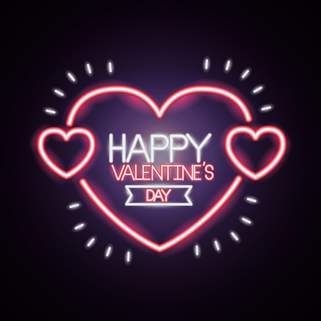 Vector happy valentines day