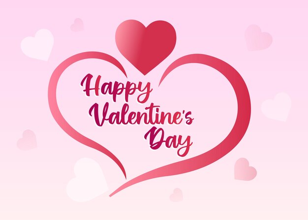 Vector happy valentiness day