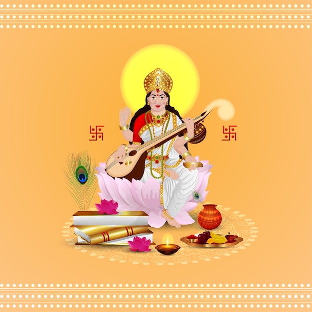 Happy Vasant Panchami background