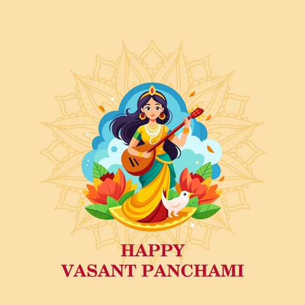 Happy Vasant Panchami Saraswati Maa