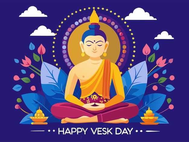 Happy Vesak Day Poster