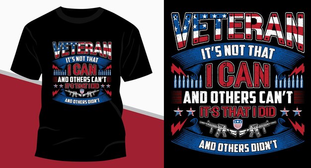 Happy veterans day  typography tshirt design