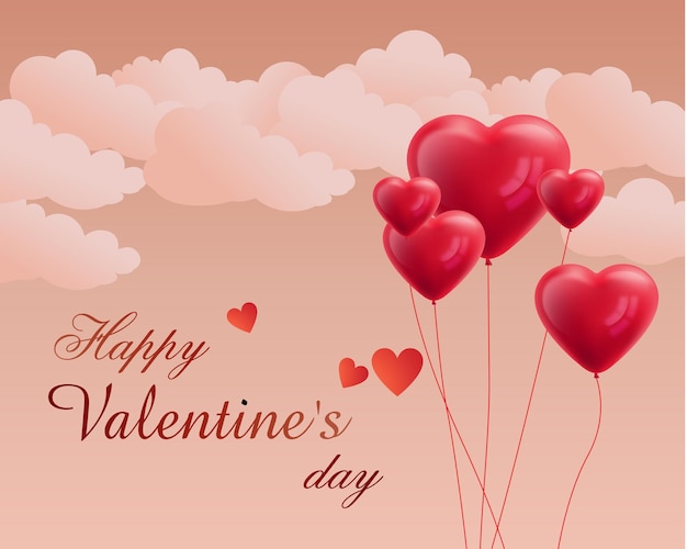 Vector happy vlentines day