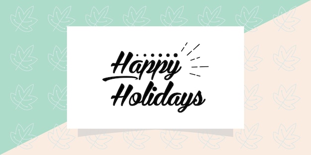 Vector happy weekend holiday background