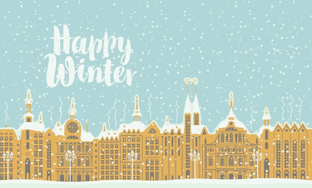 happy winter poster